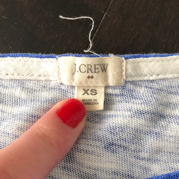 JCrew Colour Block Stripe Top - Picture 3 of 6